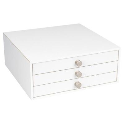  Madeira Garnschatulle Oberfläche weiß leer 37 x 36 x 15cm für Stickgarn Nähgarn