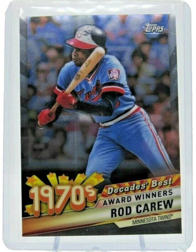 Topps Rod Carew Baseball Sports Trading Cards