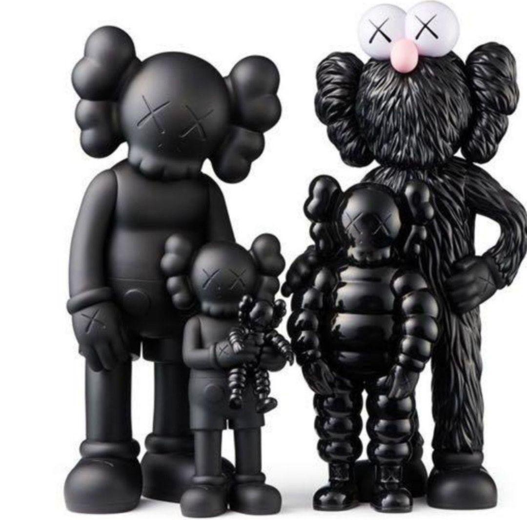 Medicom Toy BE@RBRICK KAWS FAMILY Black figure kaws first tokyo | eBay