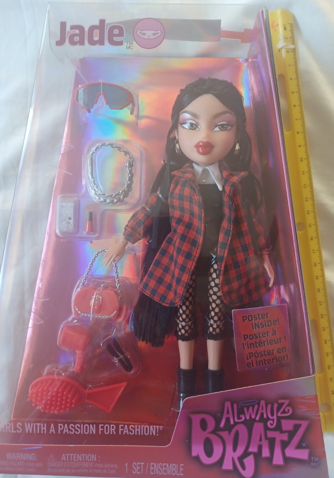 Bratz Alwayz Jade Fashion Doll with  Accessories and Poster NEW