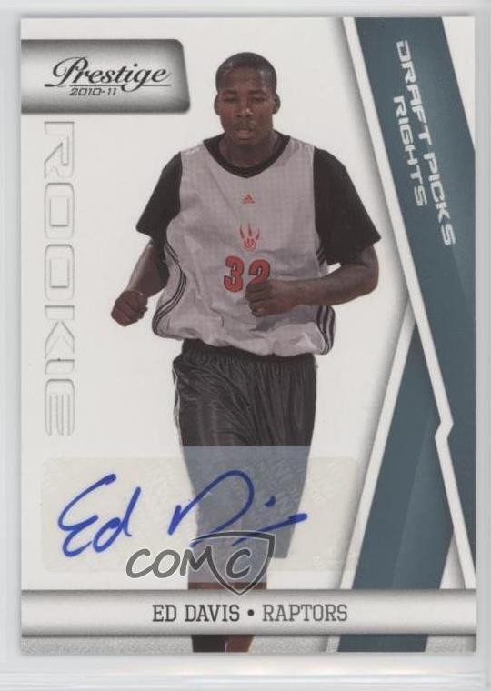 2010 Panini Prestige Draft Picks Rights 84/199 Ed Davis #223 Rookie Auto RC 0h4