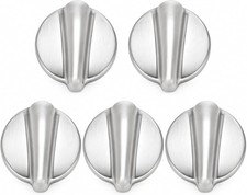 5 Packs WB03K10303 Profile Stove Cooktop Oven Rang Knob Replacements for Ge Hea