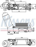 Nissens ÖLküHler, MotoröL U.A. FüR Chrysler, Dodge, Jeep
