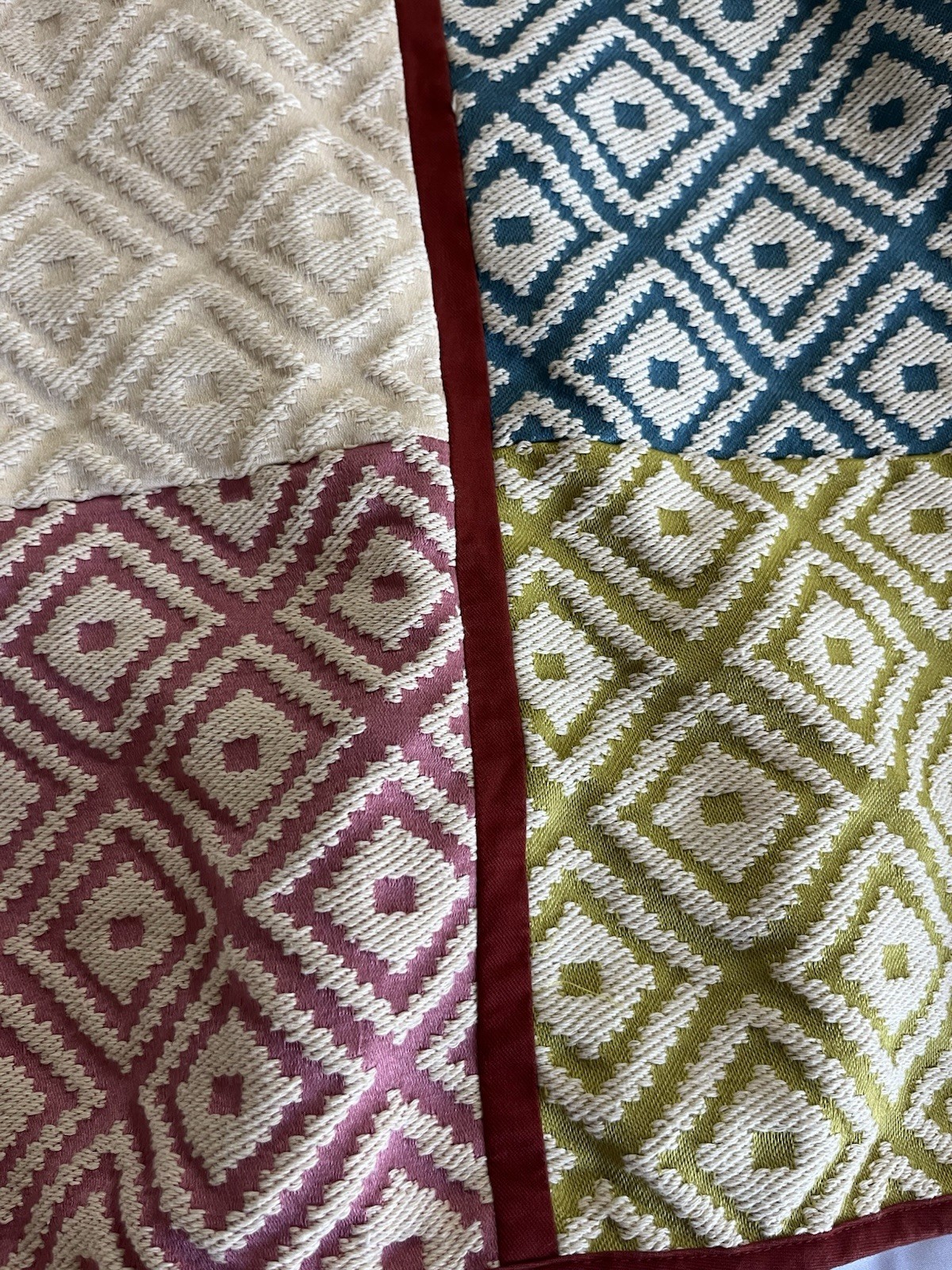 FRNCH Paris Multicolour Patchwork Diamond Quilted… - image 9