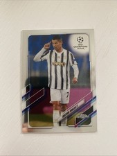 2020-21 Topps Chrome UEFA - Cristiano Ronaldo Base Card #100 Juventus