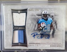 Tri Color Patch - 2014 Topps Museum Sig Swatches Relic Auto Bishop Sankey /200