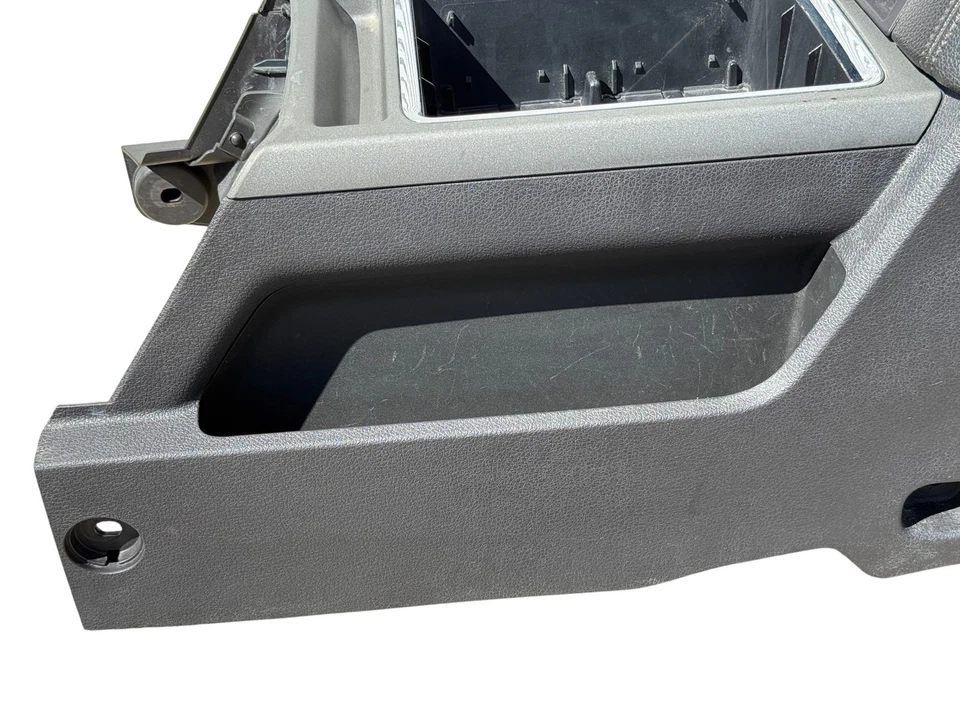 2011-2016 FORD F250 F350 SUPER DUTY CENTER FLOOR CONSOLE ASSEMBLY BLACK OEM - Image 3 of 4