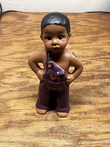 Vintage Ceramic Child 1950s-1960s Omega Psi Phi Figure Hand Painted Mint Cond!