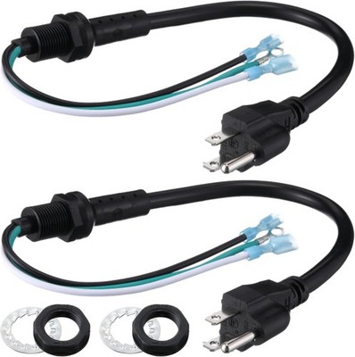 2 Pack 100641 Power Cord Parts Compatible with ProTeam Backpack Vacuum Pigtail