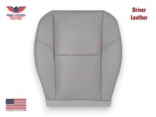 2009-2014 Gray Perforated Leather Seat Cover For Chevy Silverado Ltz Driver Base