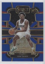 2023-24 Panini Select Concourse Blue Prizm Kobe Brown #79 lw9