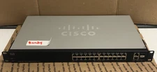 Cisco SG250-26P 26-Port Gigabit PoE Smart Switch W/RACK EARS (TESTED)
