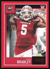 2020 Score Red Shaun Bradley #373 Rookie Temple Owls