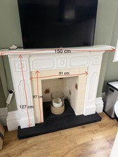 Georgian Style Wooden Fireplace Surround Mantel Piece