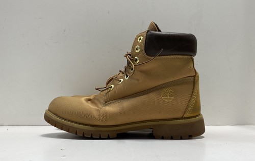 Timberland 6-Inch Premium Canvas Fabric Wheat Boot Men's Size 10M