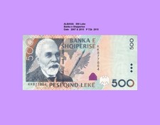 ALBANIA  ALBANIEN  500 LEKE  2015 Unc P 72b 6700###