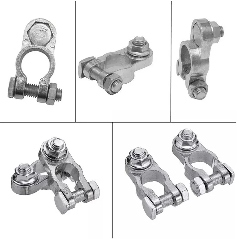 Conector de batería de coche de 16-18 mm clips de abrazadera de terminal cabezal de pila de zinc para camión furgoneta Foto 4 de 4