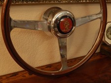 Porsche 356 B 356 C Nardi C Steering Wheel 40 Cm Wood St. Christopher Nos Porsche 356 B 356 C Nardi C Steering Wheel 40 Cm Wood St. Christopher Nos