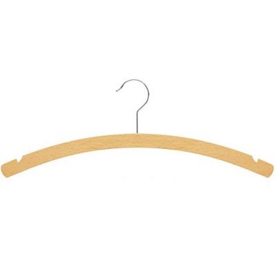 BH023= 100 Weber Holz 42 Einfachbügel mit Rockkerbe 1501-2H Buche roh Standard