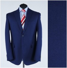 Mens Blue Blazer 42R UK Size ANTONIO VIGORANI Sport Coat Jacket
