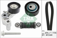 Keilrippenriemensatz FüR Peugeot 206 2A/C 306 7B Break 7E 95-02 9633382780