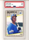 1989 Fleer #548 KEN GRIFFEY JR. Rookie RC Seattle Mariners PSA 9