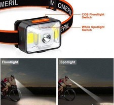 Rechargeable Head Torch Led Super Bright for Fishing, Camping,  Hiking Reading,