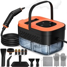 Handheld Portable Steam Cleaner 16 Accessories 6 Adjustable Levels Fast 15s Heat
