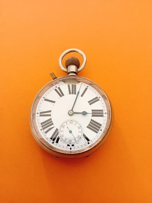SWISS MADE GOLIATH POCKET WATCH , WORKING