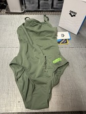 Arena Women's One Piece Swimsuit Size 28 New w/Tags Green