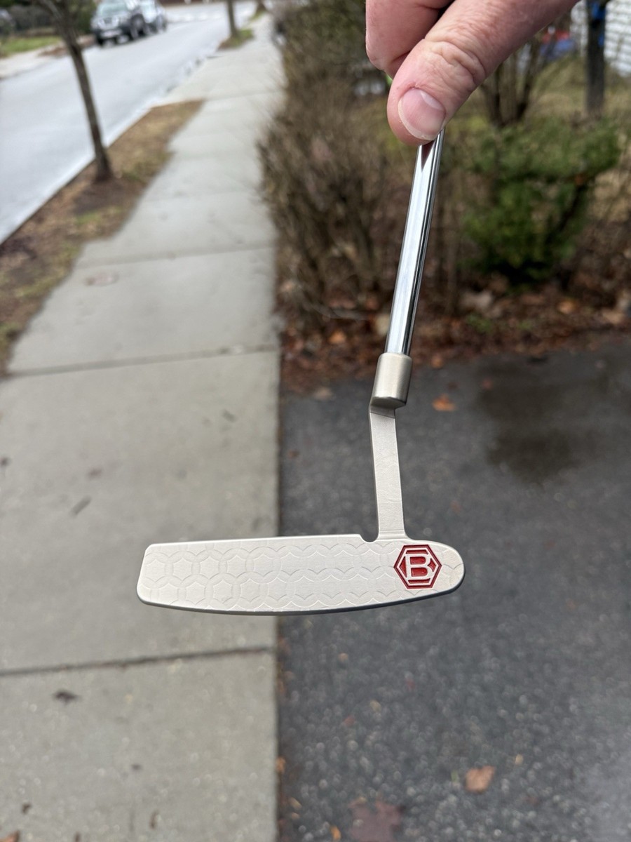 BETTINARDI BB1 NICKEL PLATE 353G Blade PUTTER 35” W/Headcover MINT