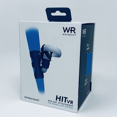 Win Reality Hit VR Baseball Softball Bat Attachment Meta Quest Oculus 2