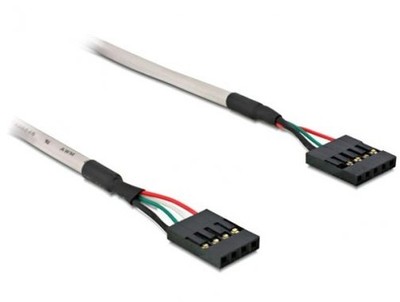 Kabel USB Pinheader 5pin auf 4pin Buchse 50cm USB Kabel intern