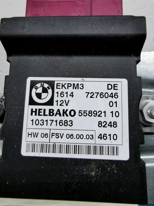 Centralina per pompa carburante BMW 3 Cabriolet 2011 7276046 - Immagine 4 di 4