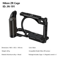 For Nikon ZR Camera Cage Rig with Handle Grip Housing Camera Protective Case