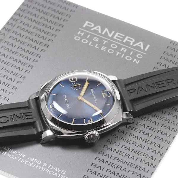 Panerai — Officine Panerai Radiomir 1940 3 Days PAM00690 48mm SS Blue Dial Watch #C1907