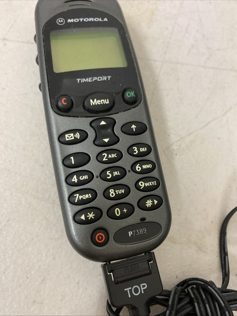 Vintage Motorola Mobile Phone Timeport P7389 + Charger | eBay