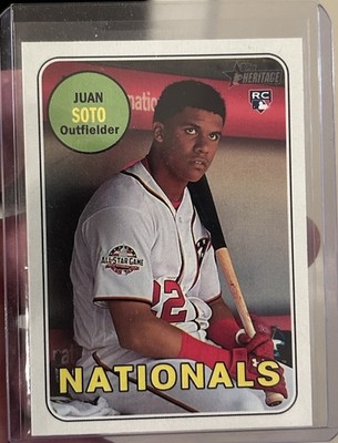 2018 Topps Heritage High Number Juan Soto Rookie #502 RC