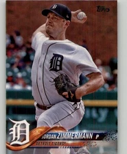 2018 Topps Jordan Zimmermann #279 Detroit Tigers