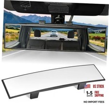 Panoramic Clip On Rear View Mirror for Car SUV Truck 12 Inch