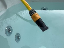 Jiggle Siphon for a garden hose