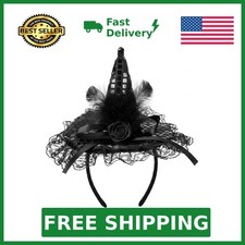 PARTY TELLER Witch Hat Headband for Women, Halloween Costume Accessory  Hall...