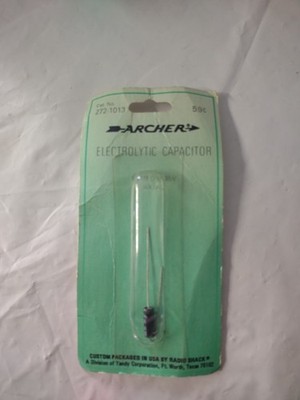 ARCHER ELECTROLYTIC CAPACITOR  CAT NO. , 272-1013, 10MFD, 35V