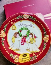 "THUN CAFFAREL" BELLISSIMO PIATTO NATALE 🎄 NUOVO IN CONFEZIONE ORIGINALE CM.28!