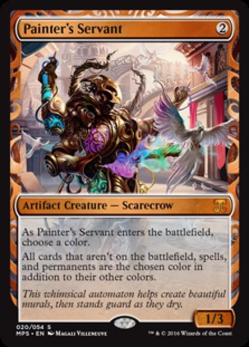MTG English Painter's Servant NM Foil Kaladesh Inventions