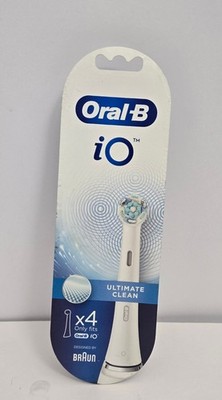 Oral-B iO Ultimate Clean White Replacement Brush Heads x4 SEALED