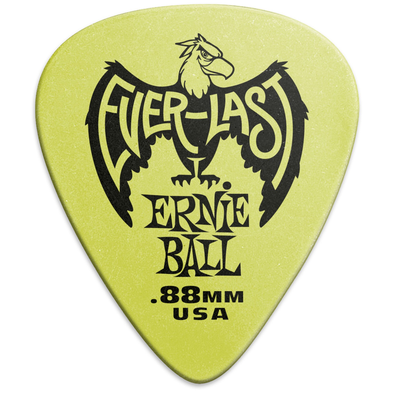 Плектрум Ernie Ball Everlast тяжелый зеленый 88 мм Plek Pick NEU 2190₽