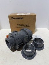 2&rdquo; HAYWARD PVC TBH1200ASTV0000 TBH Series Flow Control Ball Valve NEW OPEN BOX