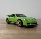 Hot Wheels. Porsche 911 GT3 RS. Green. Fast & Furious.