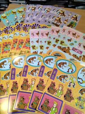 25 x A4 gestanzte Decoupage, Topper, SCOOBY-DOO Motiv Kartenset. Konvolut 1